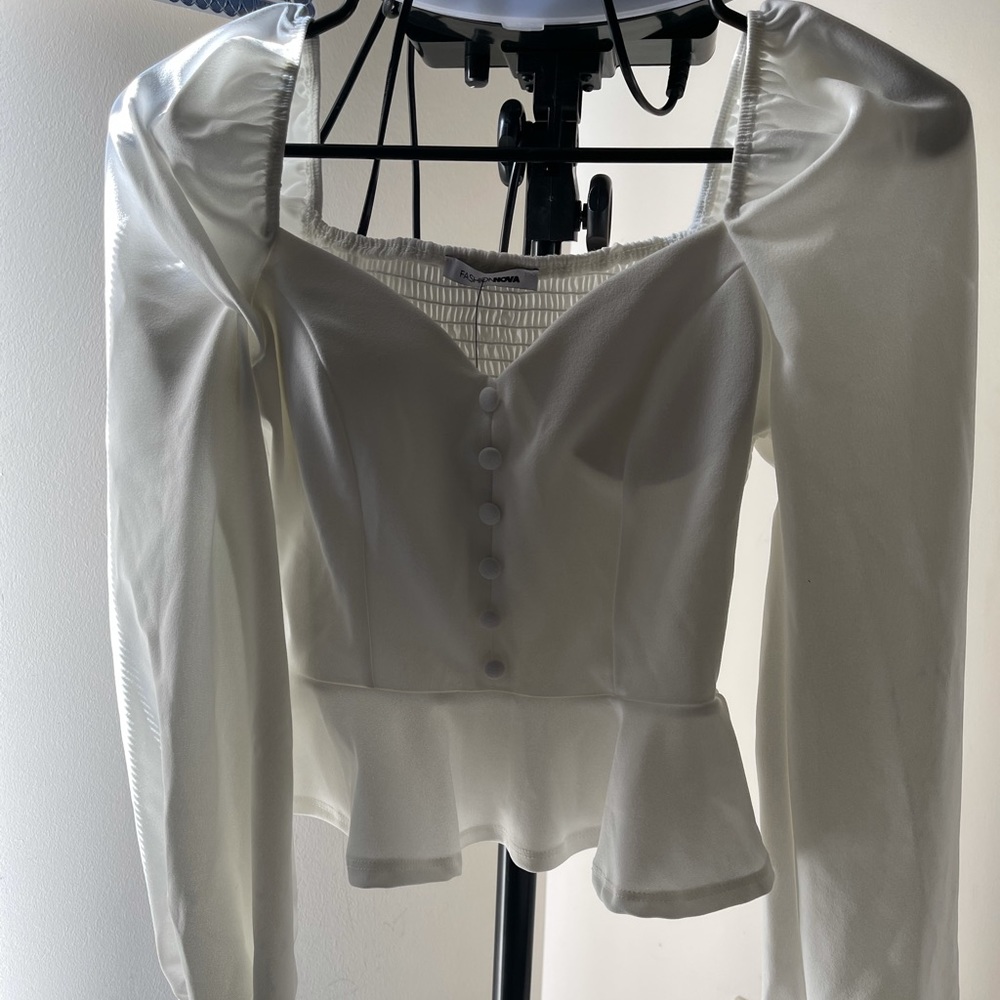 Fashion Nova Ivory top